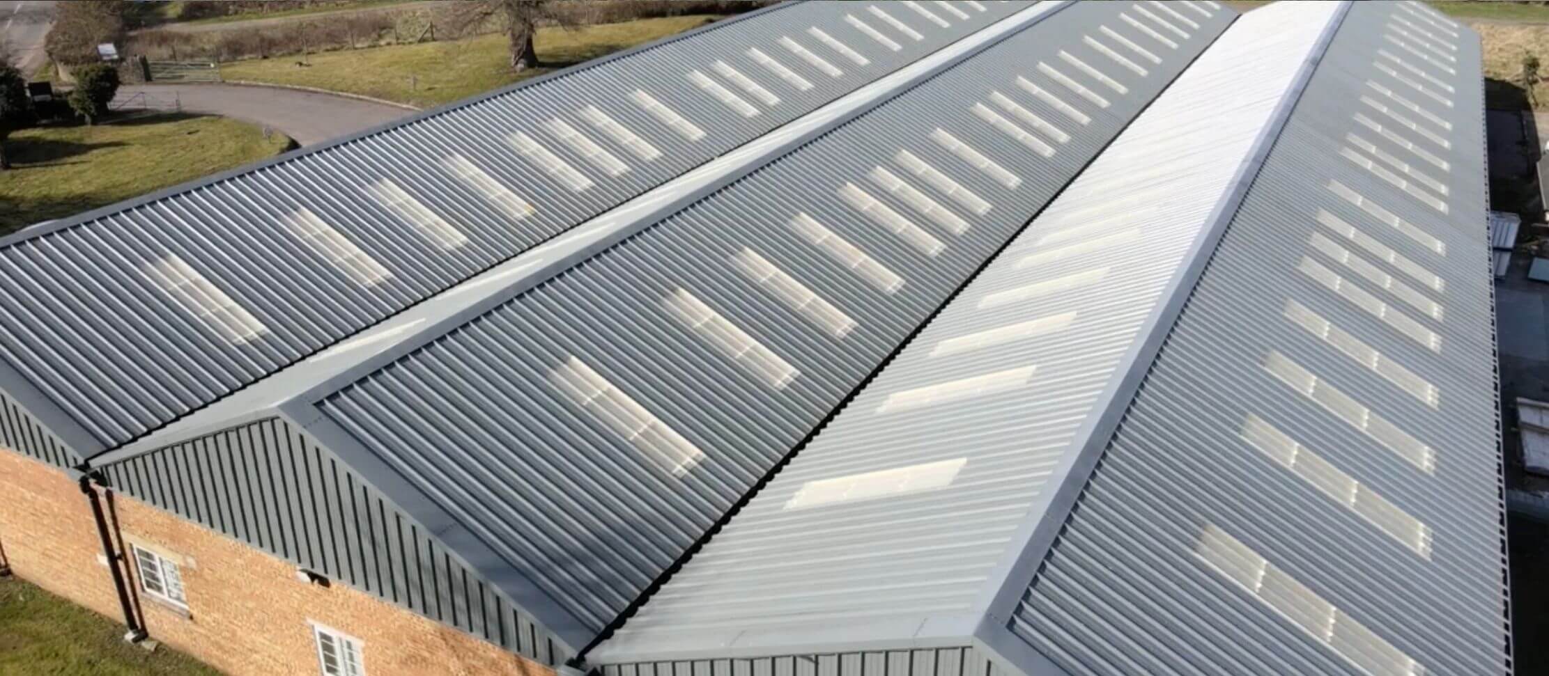 Gloucester commercial roof after re-roofing by Nova